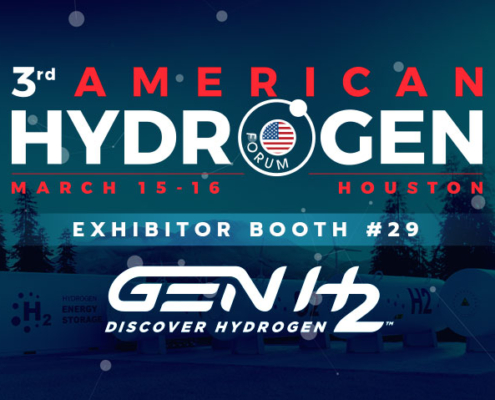 U.S. Hydrogen Infrastructure Leader GenH2 to Exhibit at 3rd American Hydrogen Forum March 15-16 in Houston, TX